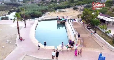 Ününü duyan şifa için bu havuza koşuyor, 1 dakika kalıp kendini dışarı atıyor | Video