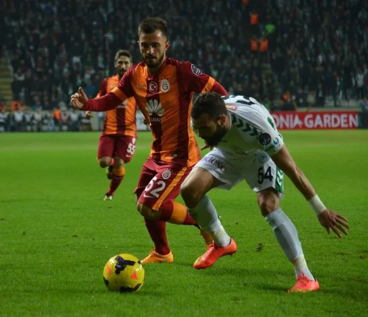 Konyaspor - Galatasaray maçından kareler