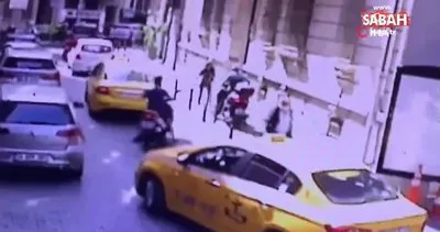Seda Sayan’ın oğlu Oğulcan Engin’in motosikletinin çalındığı anlar kamerada | Video