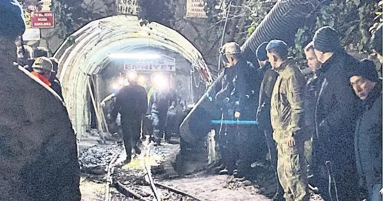 Maden ocağında göçük 1 ölü 1 yaralı