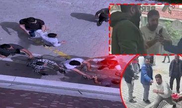 Esenyurt’ta berberde dehşet anları kamerada: Traşı bedava olamayınca ortalığı birbirine kattı!
