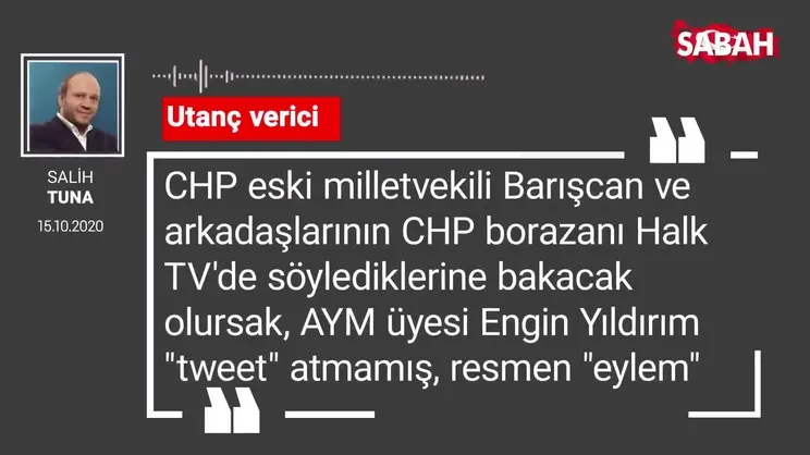 Salih Tuna 'Utanç verici'