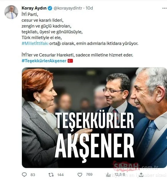 İYİ Partili isimler tek tek paylaştı: Kemal Kılıçdaroğlu’nu görmezden geldiler!