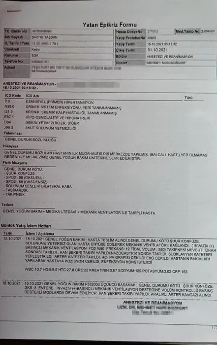 Ölü üzerinden vurgun: Özel hastane 25 bin 496 lira 50 kuruş için bakın ne yaptı!