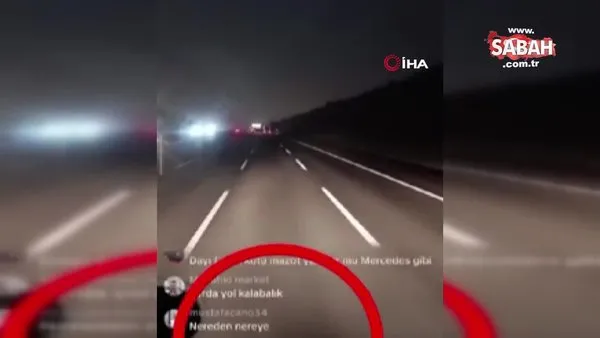 Trafik jandarmasından şoföre 'Tik Tok' cezası | Video