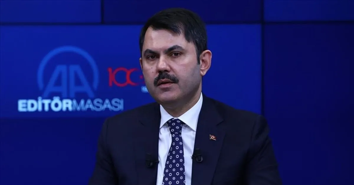 Çevre ve Şehircilik Bakanı Murat Kurum, AA Editör Masası'na konuk oluyor