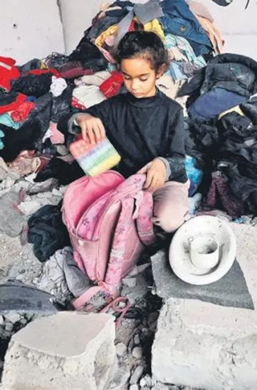 Gazzeli hasta çocuklar