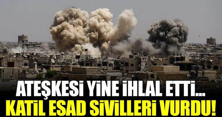 Esad güçleri ’çatışmasızlık bölgeleri’nde sivilleri vurdu!