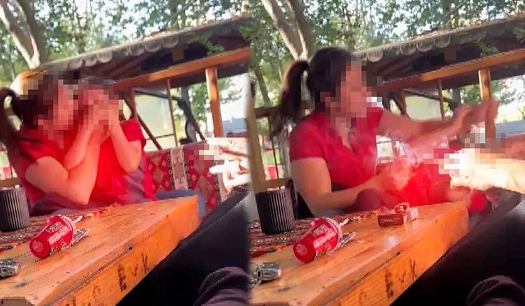 Görüntüler kan dondurdu: Cani anne ağlayan oğlunu susturamayınca defalarca vurdu! Sus nefesini keserim…