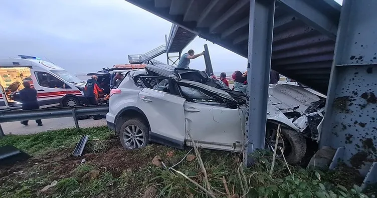 Rize’de feci kaza: 1 ölü, 1 ağır yaralı