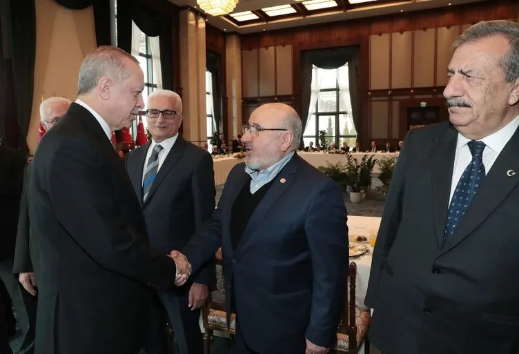 Cumhurbaşkanı Erdoğan kanaat önderleri ile görüştü