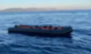 Bodrum açıklarından göçmenleri taşıyan bot batma tehlikesi geçirdi