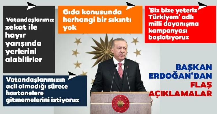 Son Dakika Haberi: Başkan Erdoğan açıkladı! Milli Dayanışma Kampanyası başlatıldı...