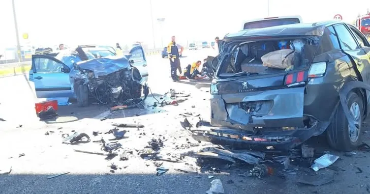 Arefe günü feci kaza! 1 ölü 6 yaralı