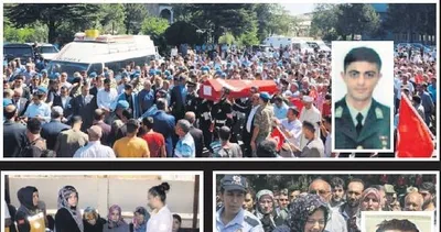 Suriye şehitlerine son veda