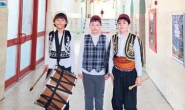 Okul koridorunda ramazan sokağı