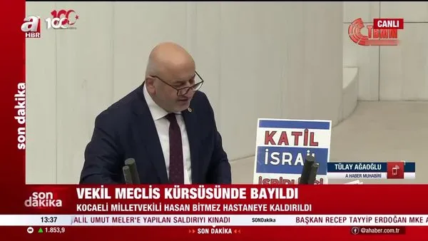 Saadet Parti Milletvekili Hasan Bitmez, Meclis'te fenalık geçirdi | Video