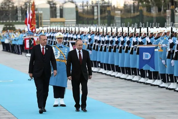 Rusya lideri Vladimir Putin'in Ankara ziyaretinden yansıyan kareleri