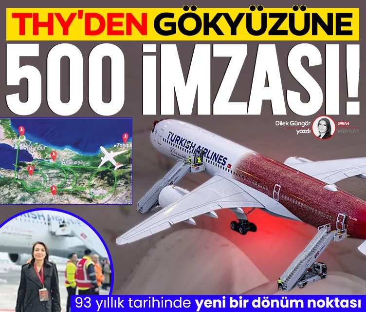 Gökyüzüne 500 imzası