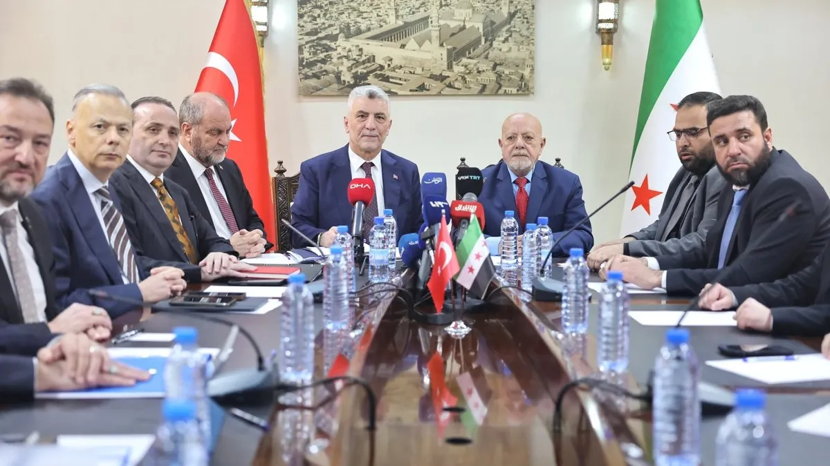 Bakan Bolat, Suriye'de Ekonomi ve Sanayi Bakanı eş-Şa’ar ile görüştü