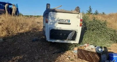 Şanlıurfa’da minibüs devrildi: 4 yaralı #sanliurfa