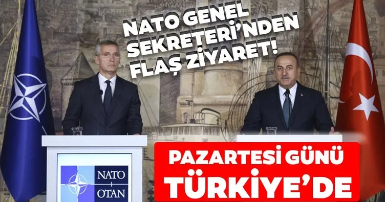 SON DAKİKA! NATO Genel Sekreteri Pazartesi Türkiye’ye gelecek