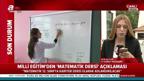 Milli Eğitim Bakanlığından 'matematik dersi' açıklaması