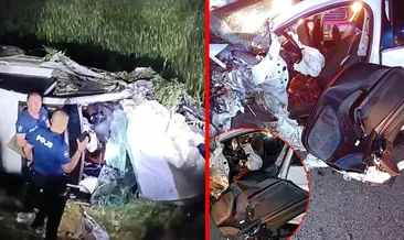 Kazanın adresi Ağrı! Korkunç çarpışmada araçlar kağıt gibi ezildi: Yaralılar var! #agri
