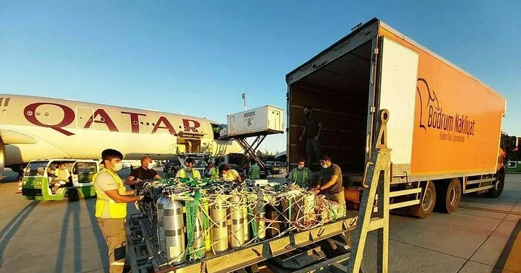 Katar kraliyet ailesi, 2 kamyon eşya 500 valizle Bodrum’a geldi