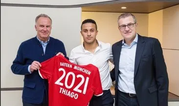 Thiago 2021’e kadar Bayern Münih’te