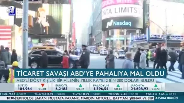 Ticaret savaşı ABD'ye pahalıya mal oldu