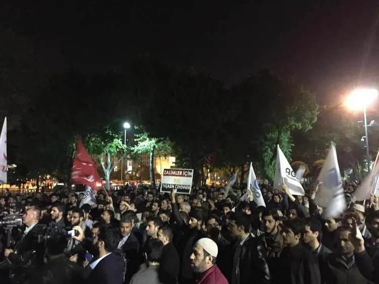 Nizami’nin idamı İstanbul’da protesto edildi
