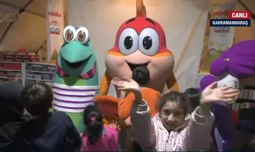Depremzede çocuklar için MinikaGO çadırında etkinlikler düzenleniyor