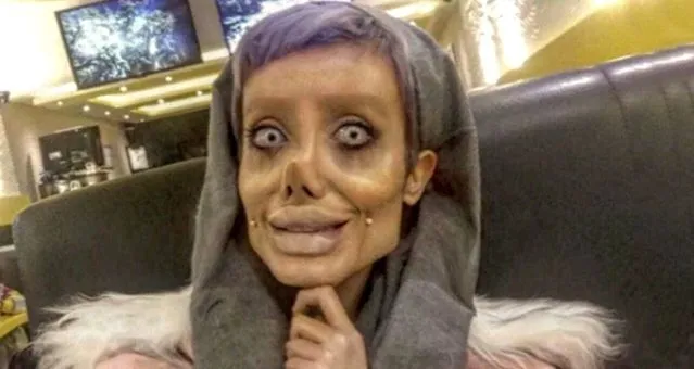 Son dakika haberi: Zombi kız lakaplı Sahar Tabar corona virüse yakalandı! Angelina Jolie'ye benzemek isterken cezaevine girmişti...