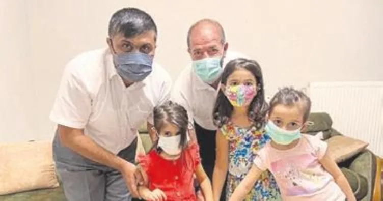 Şehidin kızlarına doğum günü sürprizi