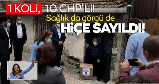 Koli bir tane, CHP’li 10 tane! Sağlık da görgü de hiçe sayıldı