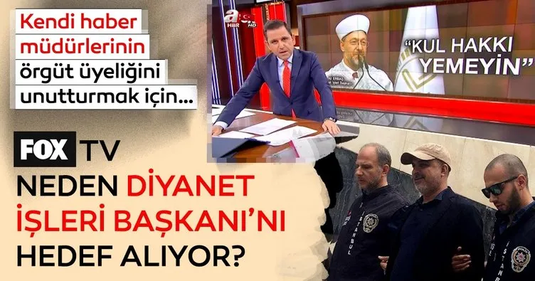 FOX TV’den Diyanet İşleri Başkanı Ali Erbaş’a FETÖ iftirası!