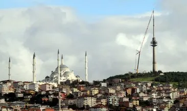 Çamlıca TRT verici kulesi sökülmeye başladı