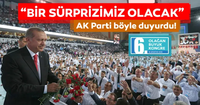 AK Parti böyle duyurdu: â??Yarın bir sürprizimiz olacakâ?¦â??