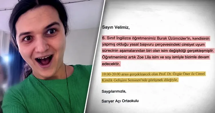 SON DAKİKA… Özel Açı Ortaokulu’nda cinsiyet değiştiren öğretmen skandalı! Velilerin şikayeti sonrası MEB’den jet soruşturma