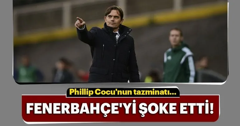 Phillip Cocu’nun tazminatı Fenerbahçe’yi şoke etti!
