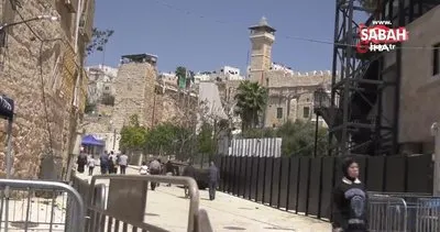 Batı Şeria’daki Filistinliler, Ramazan ayının son cumasını Harem-i İbrahim Camisi’nde kıldı | Video
