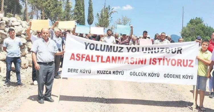 Mahallelinin yol isyanı