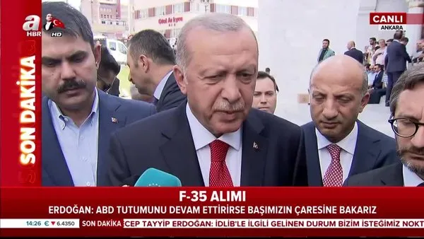 Cumhurbaşkanı Erdoğan'dan Cuma namazı çıkışında önemli açıklamalar