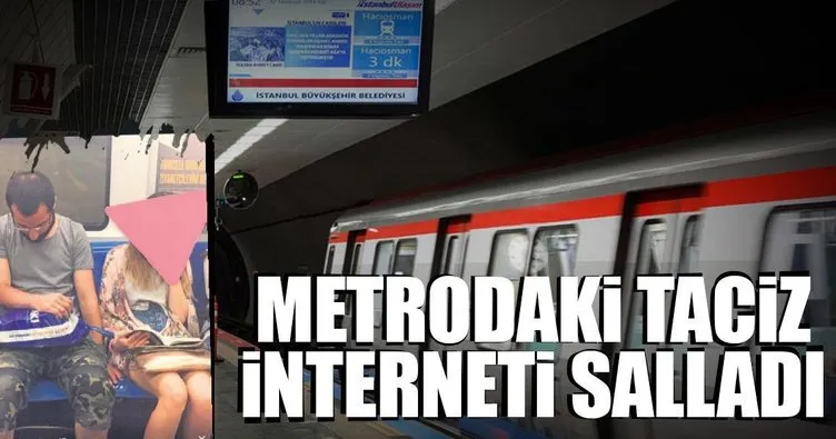 Metrodaki taciz interneti salladı