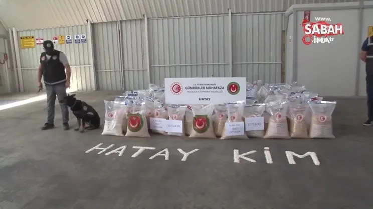 313 milyon TL değerindeki 1 ton uyuşturucu hap böyle sergilendi | Video