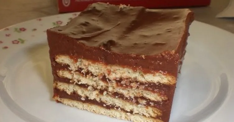 Petibör pasta tarifi…Bisküvili pasta, Petibör pasta nasıl yapılır