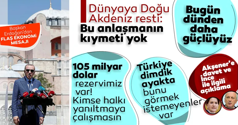 Son dakika: Başkan Erdoğan'dan çok net ekonomi mesajı: Türkiye dimdik ayakta! Kimse halkımızı yanıltmaya kalkmasın...