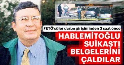 Necip Hablemitoğlu suikastı belgelerini çaldılar