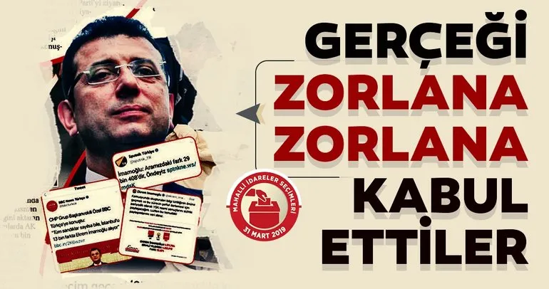 Gerçeği zorlana zorlana kabul ettiler